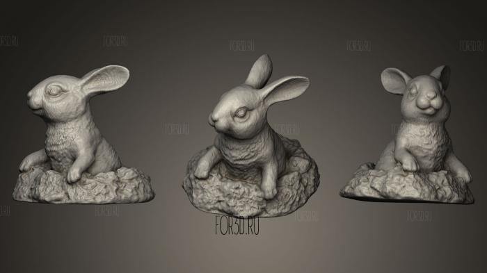 Garden Rabbit 3d stl модель для ЧПУ